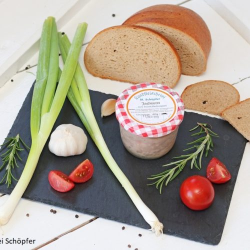 kleines Glas Jagdwurst